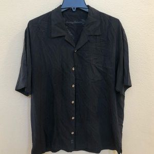 Tommy Bahama 100% Silk Button Down